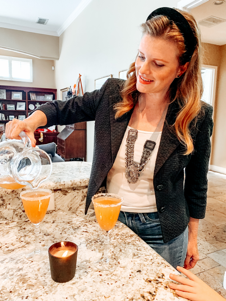 Fall Champagne Punch!