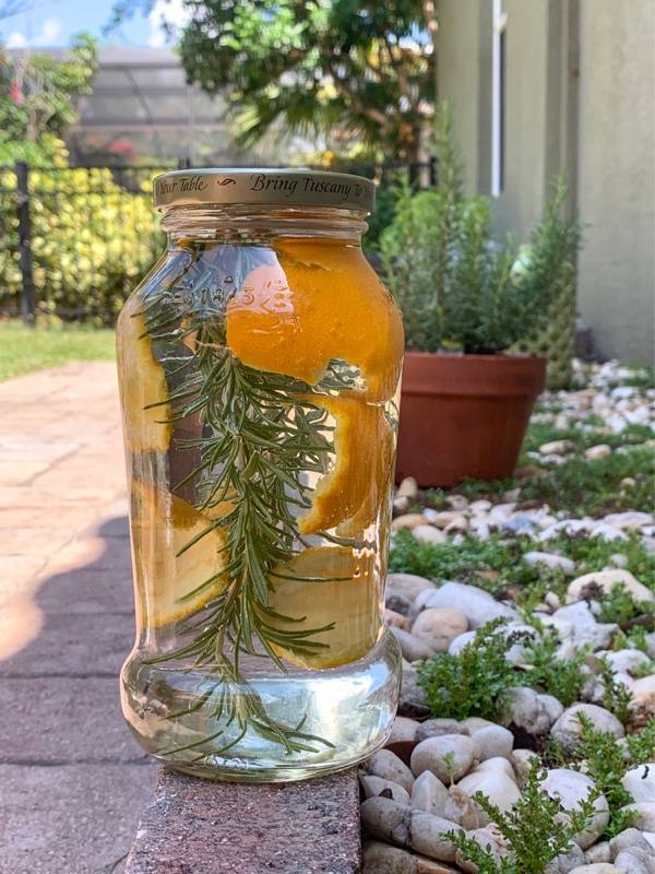 Citrus & Rosemary Infused Cleaning Vinegar