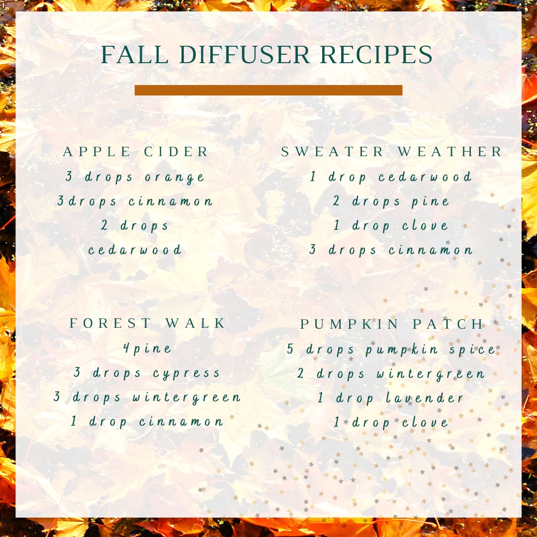 Fall Diffuser Recipes