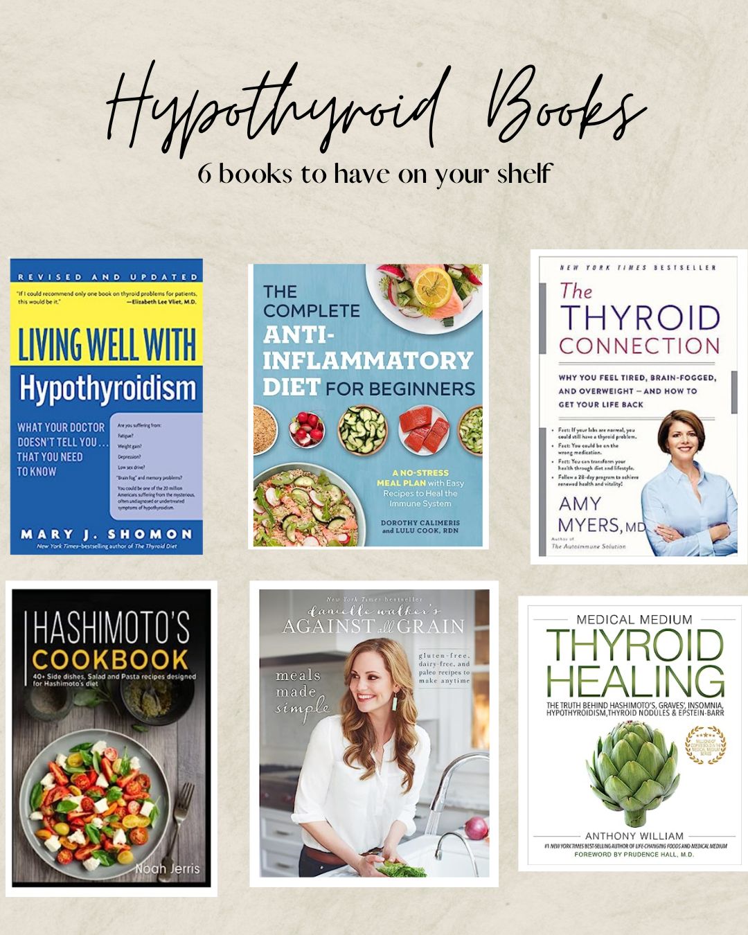 Hypothyroid Books - 6 books to have on your shelf